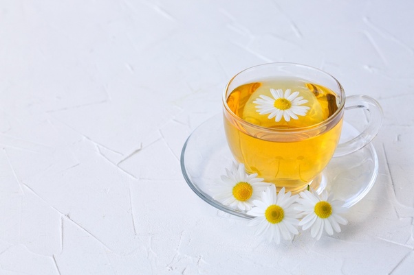 What benefit has one experienced from chamomile tea?