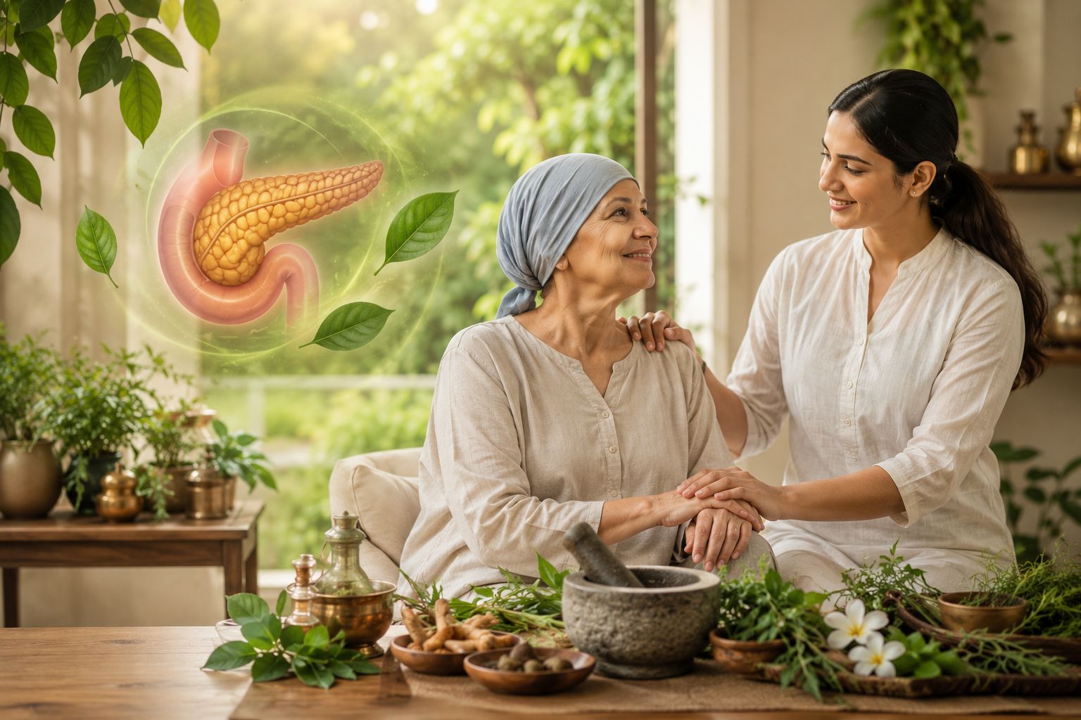 Ayurvedic Therapy Supports Advanced Pancreatic Cancer Patients