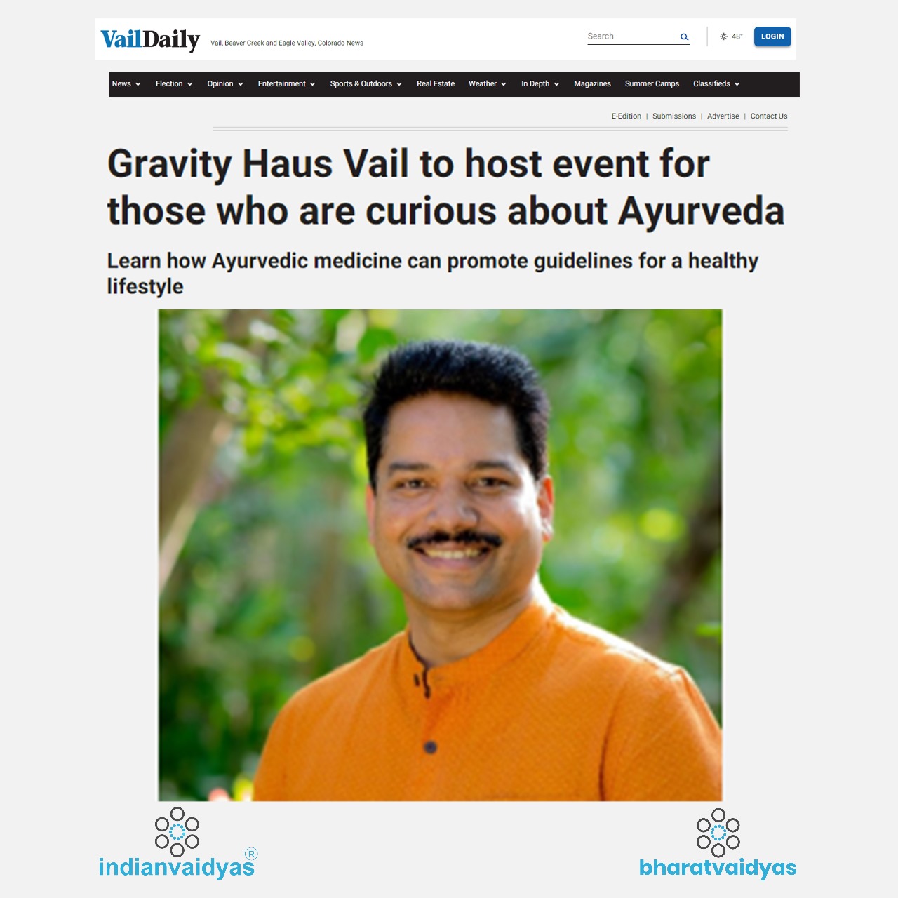 Gravity Haus Vail to host event for those who are curious about Ayurveda