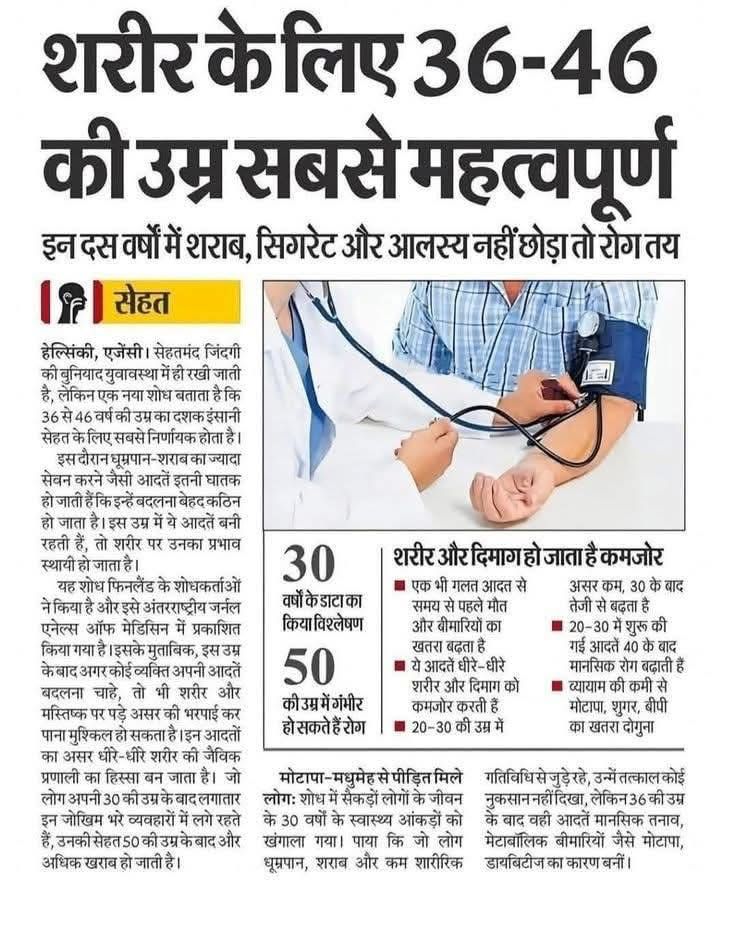36–46 Years: The Most Crucial Decade for Your Health : Ayurveda