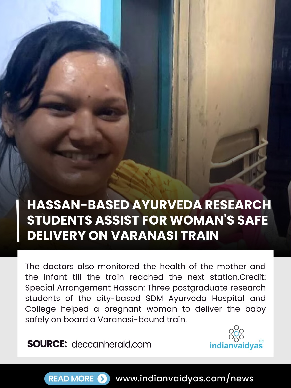 Ayurveda Students Deliver Baby on Train