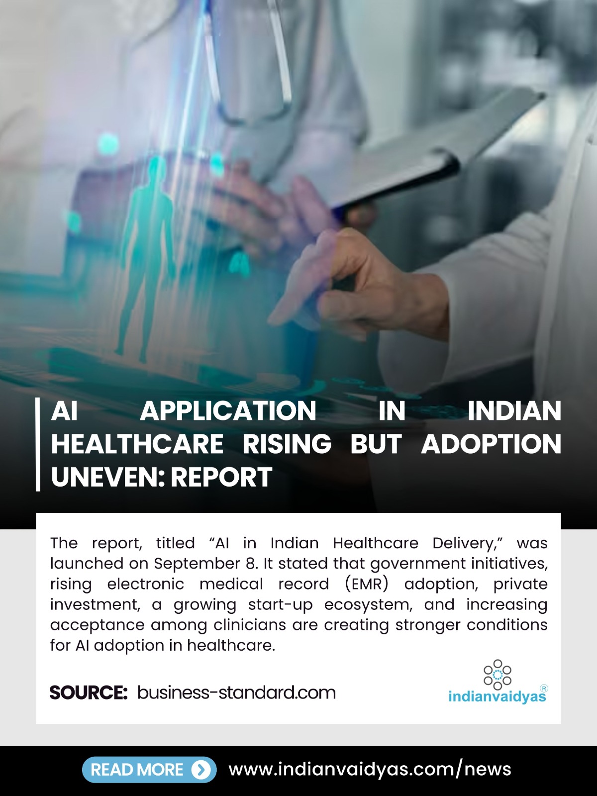 Digital Transformation: AI Adoption Rising in Indian Healthcare but Remains Uneven, Finds Report