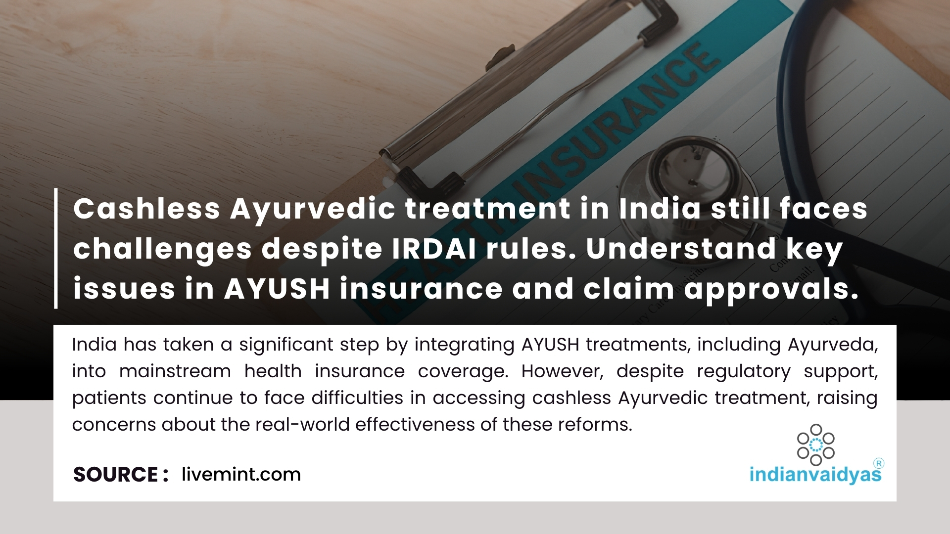 AYUSH Insurance in India: Why Cashless Ayurvedic Treatment Still Remains a Challenge